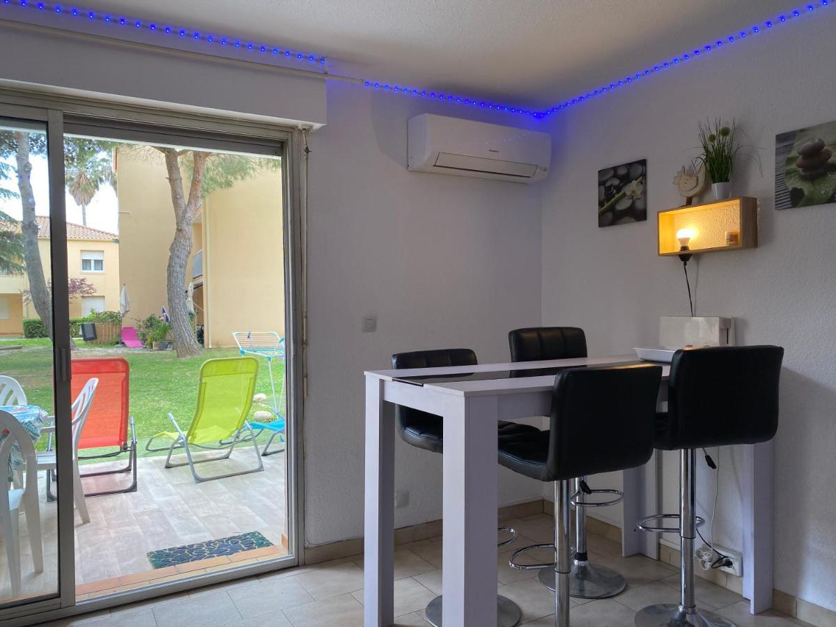 T2 Rdc A Canet En Roussillon Europa 4 Pers ,Piscine,Clim, Tennis, Parking المظهر الخارجي الصورة