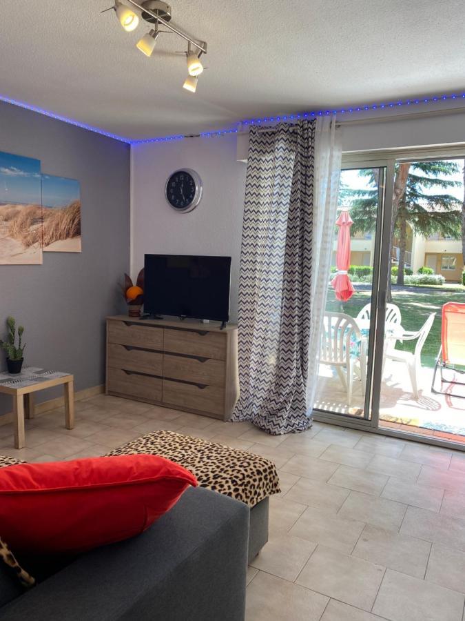 T2 Rdc A Canet En Roussillon Europa 4 Pers ,Piscine,Clim, Tennis, Parking المظهر الخارجي الصورة