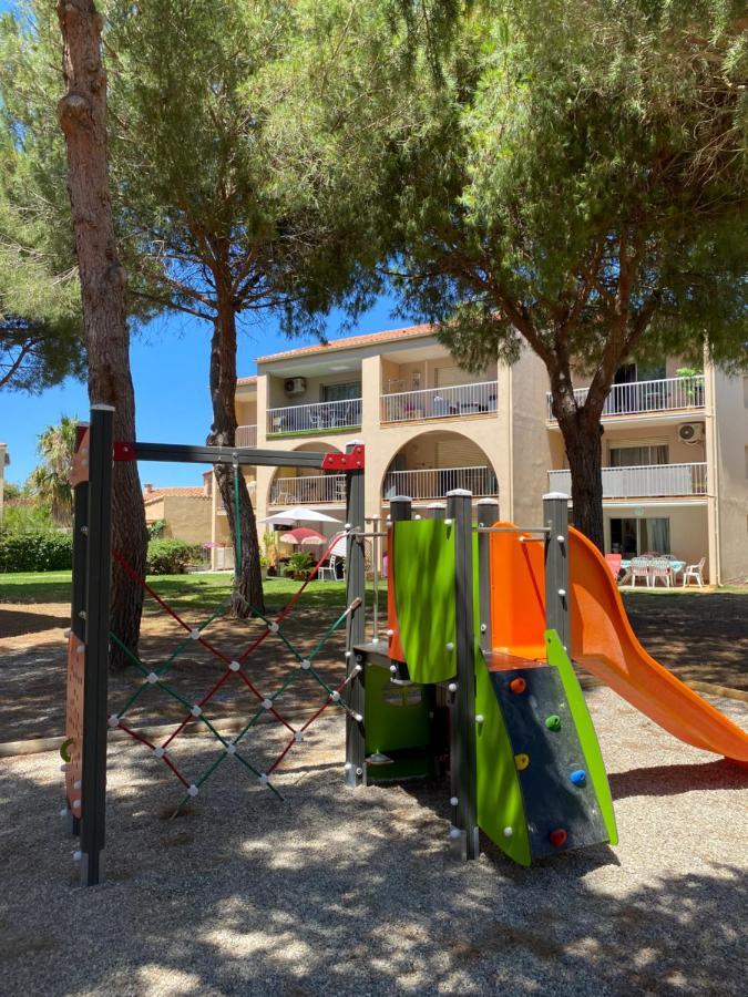 T2 Rdc A Canet En Roussillon Europa 4 Pers ,Piscine,Clim, Tennis, Parking المظهر الخارجي الصورة