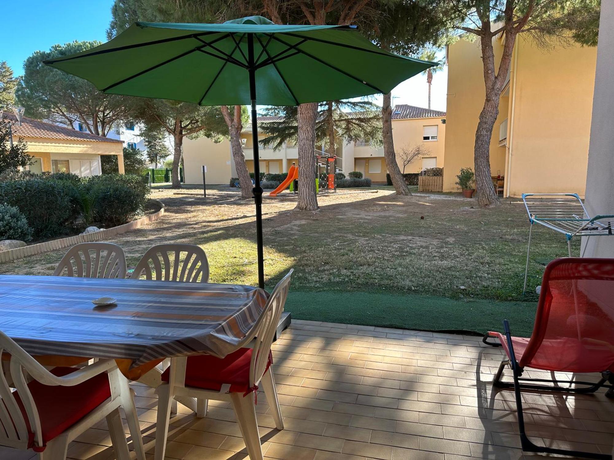 T2 Rdc A Canet En Roussillon Europa 4 Pers ,Piscine,Clim, Tennis, Parking المظهر الخارجي الصورة
