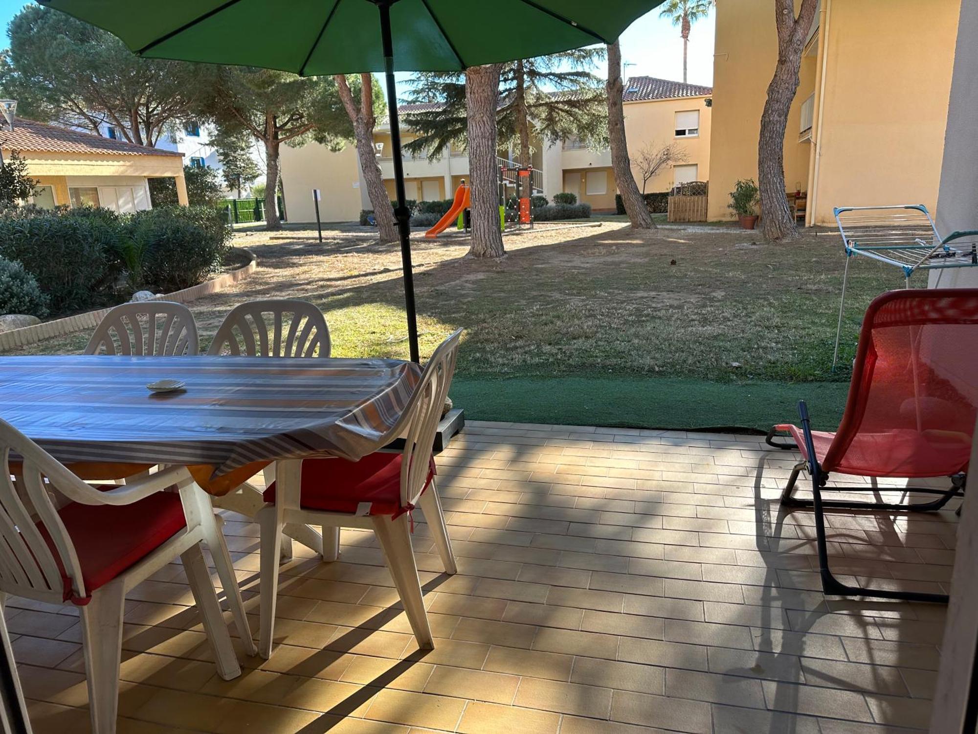 T2 Rdc A Canet En Roussillon Europa 4 Pers ,Piscine,Clim, Tennis, Parking المظهر الخارجي الصورة